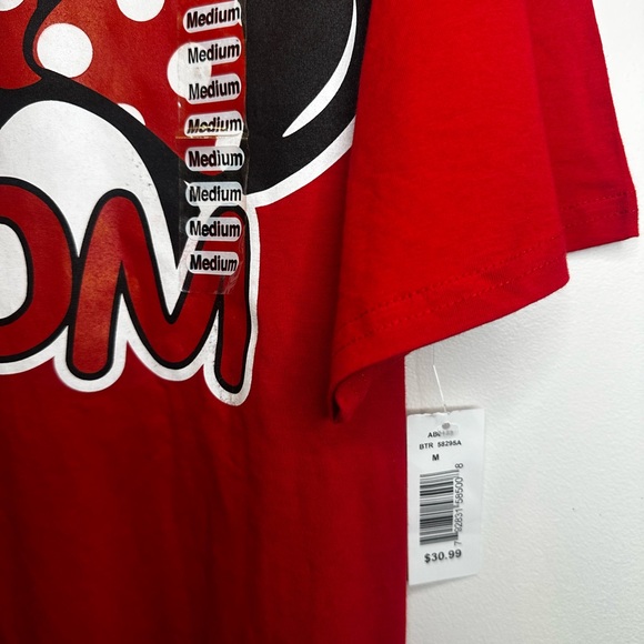 Disney Red Minnie Mouse Women’s Mom Tee - Picture 3 of 4
